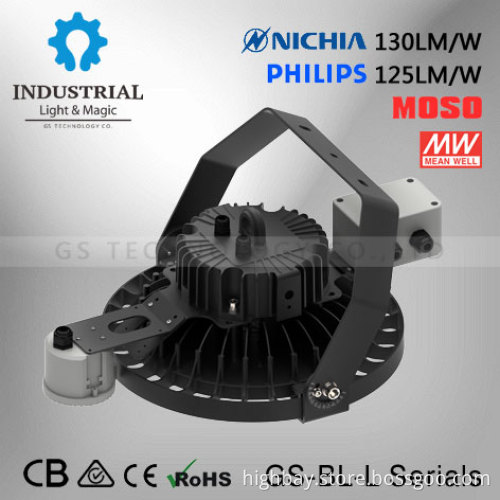 ce rohs approved 150lm / w cri 80 dimmable 120watt led high bay high bays